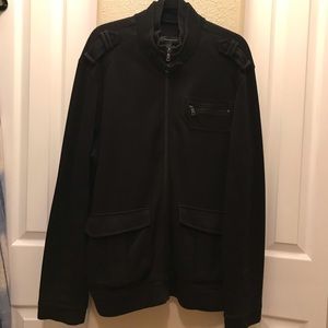Man’s Black Knit Jacket